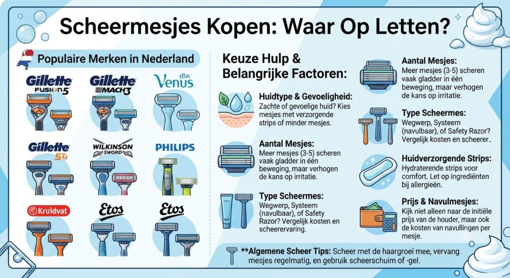 Scheermesjes Kopen: Waar Op Letten? Complete Handleiding! 1 Scheermesjes Kopen Waar Op Letten
